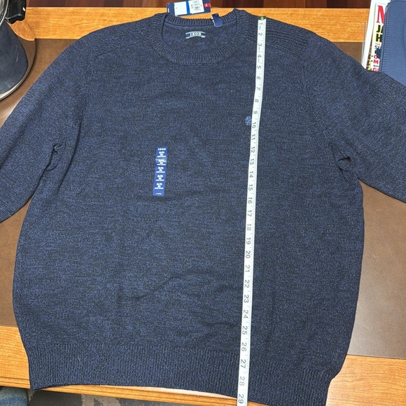 NWT Navy IZOD Crewneck sweater - Picture 5 of 5